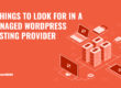 7 Things to Look For In a Managed WordPress Hosting Provider