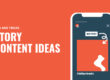 social stories content ideas